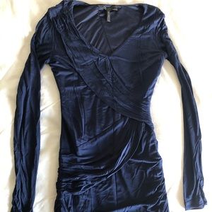 BCBG navy blue dress